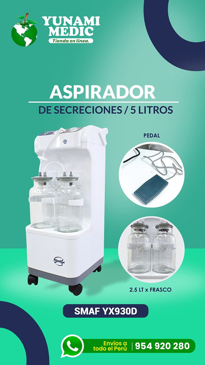 Aspirador de Secreciones 5 Litros